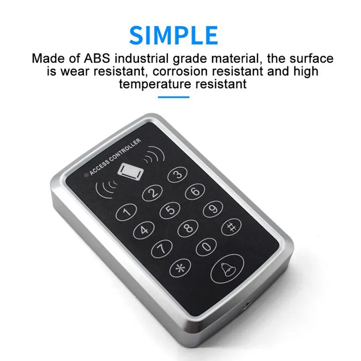 RFID Access Control Keypad EM Card Reader Support 1000 Users - Door Access Control System