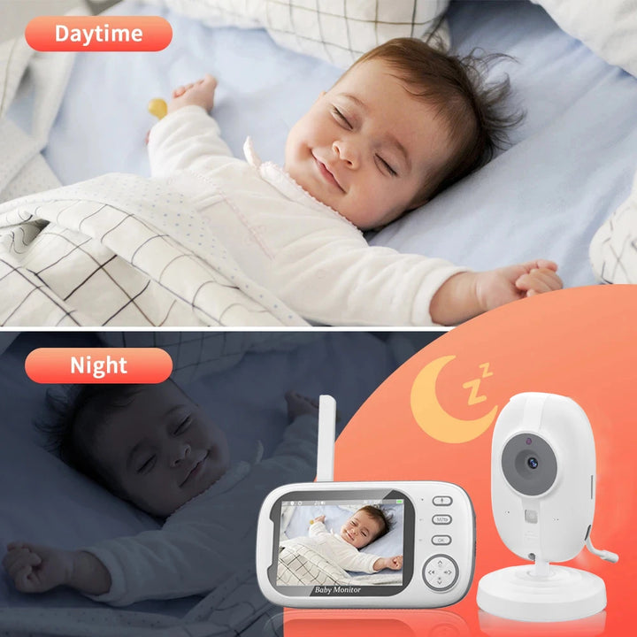 Cdycam New 3.5 inch Wireless Video Baby Monitor Night Vision - 2 Way Audio Talk -  Security Camera