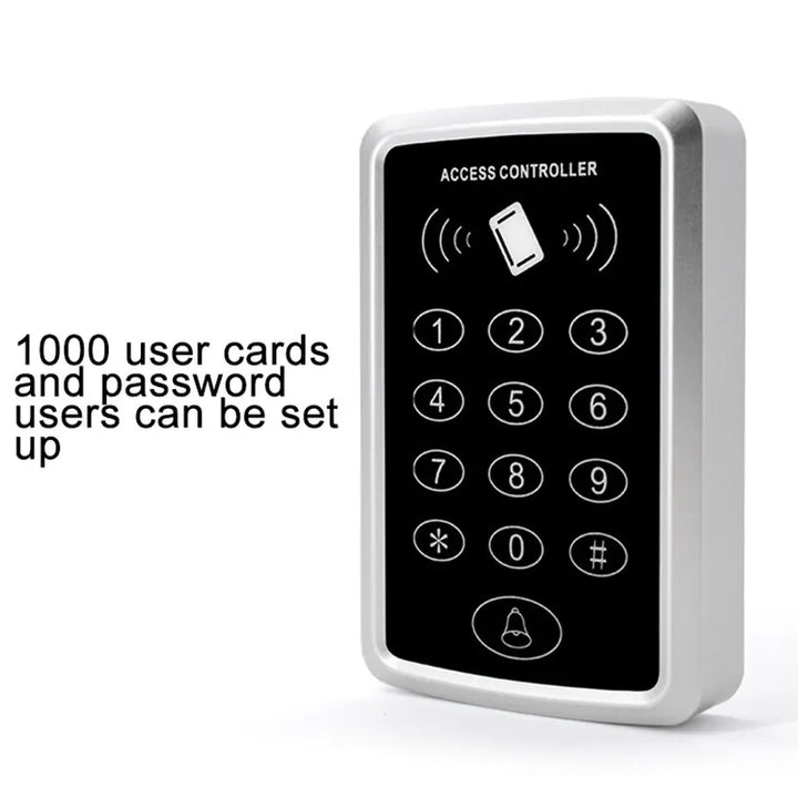 RFID Access Control Keypad EM Card Reader Support 1000 Users - Door Access Control System